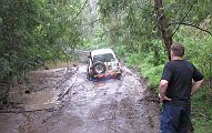 14-Waynes watches how Zebra drives thru the tricky bog